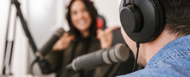 Podcastaufnahme