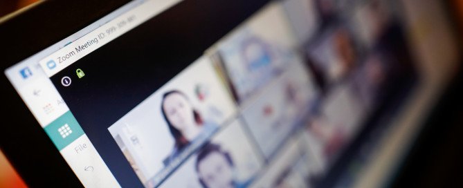 Zoom Meeting Bildschirm