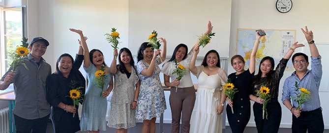 Gruppenbild Absolventen INGA Pflege